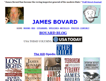 Tablet Screenshot of jimbovard.com
